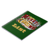 メリークリスマスリストノートブック ノートブック (左側)