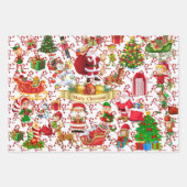 メリークリスマスリトルビットすてき ラッピングペーパーシート (正面3)