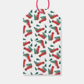 メリークリスマスリトルレッドピックアップトラックツリー ギフトタグ (裏面)