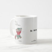 メリークリスマスリトル楽しむベア雪 コーヒーマグカップ (正面左)