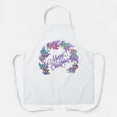 メリークリスマスリースジュエルトーン エプロン (正面)