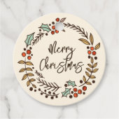 メリークリスマスリースホリデイ フェイバータグ (正面)