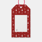 メリークリスマスリースホリデーギフトラベル ギフトタグ (裏面)