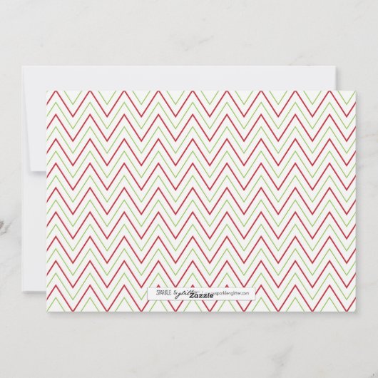 メリークリスマスリースホリデーフォトカード シーズンカード (裏面)