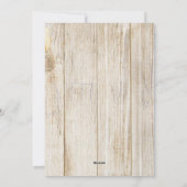 メリークリスマスリース5写真パーソナライズされた家族 シーズンカード (裏面)