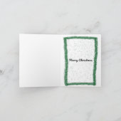 メリークリスマスリース カード (内部)