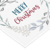 メリークリスマスリース ショートテーブルランナー (コーナー)