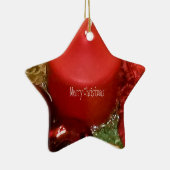 メリークリスマスリース セラミックオーナメント (右)