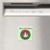 メリークリスマスリース マグネット (インサイチュ (食洗機))
