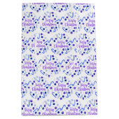 メリークリスマスリース ミディアムペーパーバッグ (正面)