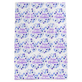 メリークリスマスリース ミディアムペーパーバッグ (裏面)