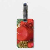 メリークリスマスリース ラゲッジタグ (裏面縦)