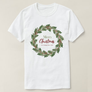 メリークリスマスリースTシャツ Tシャツ