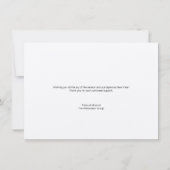 メリークリスマスリーフリースビジネスロゴ シーズンカード (裏面)