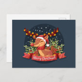 メリークリスマスルドルフ ポストカード (正面/裏面)