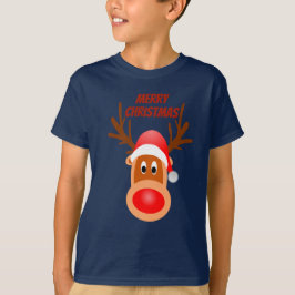 メリークリスマスルドルフT型 Tシャツ