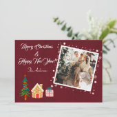 メリークリスマスルビーワインファミリーフォト シーズンカード (スタンド正面)