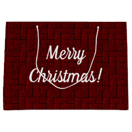 メリークリスマスルビー抱き枕 ラージペーパーバッグ