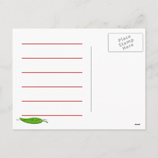 メリークリスマスレシピカード シーズンポストカード (裏面)