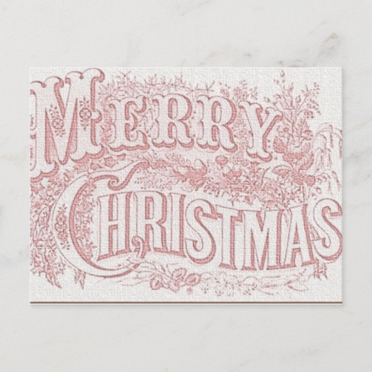 メリークリスマスレシピカード シーズンポストカード (正面)