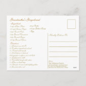 メリークリスマスレシピ写真 シーズンポストカード (裏面)