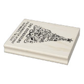 メリークリスマスレタリング名&差出人住所 ラバースタンプ (スタンプ)