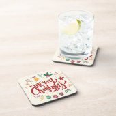 メリークリスマスレタリング コースター (右側)