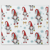 メリークリスマスレッドお洒落格言 ラッピングペーパー (フラット)