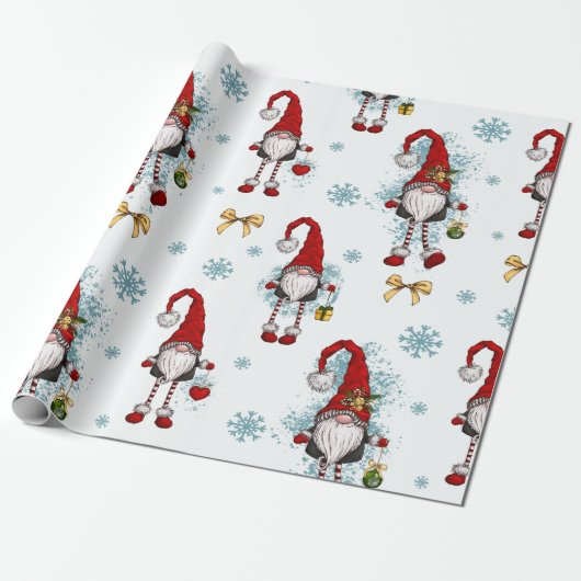 メリークリスマスレッドお洒落格言 ラッピングペーパー (アンロールド)