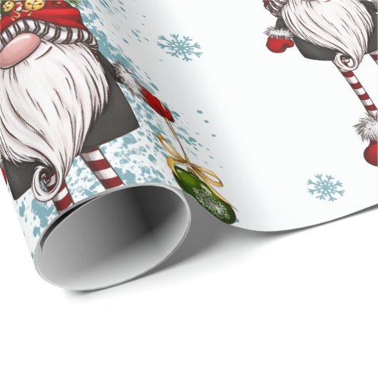 メリークリスマスレッドお洒落格言 ラッピングペーパー (ロールコーナー)