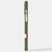 メリークリスマスレッドとグリーンのケース iPhoneケース (左側面)