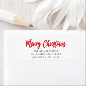 メリークリスマスレッドのスクリプトリターンのアドレス ラベル (インサイチュ)