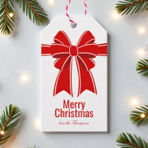 メリークリスマスレッドコケットの弓パーソナライズされた名