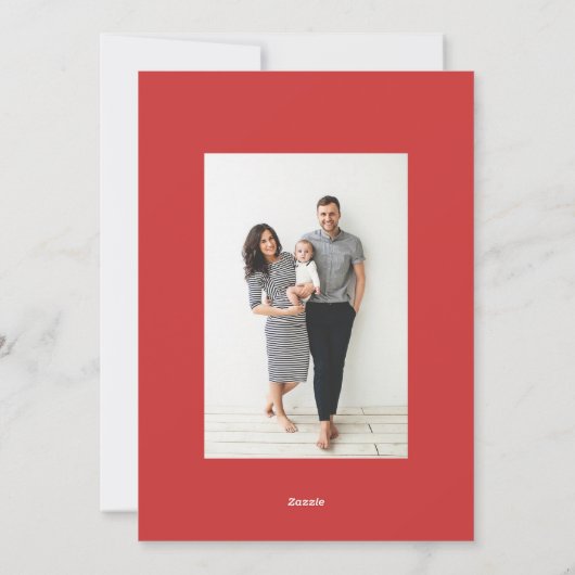 メリークリスマスレッドスクリプト3コラージュ数々の – 写真 シーズンカード (裏面)