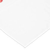 メリークリスマスレッドスターの飾り写真 ロングテーブルランナー (コーナー)