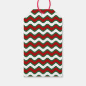 メリークリスマスレッドストライプグリーン ギフトタグ (裏面)