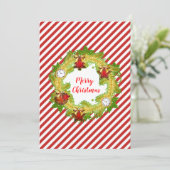 メリークリスマスレッドストライプズ シーズンカード (スタンド正面)