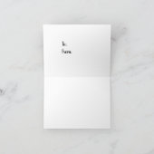 メリークリスマスレッドトラッククリスマスツリー カード (内部)