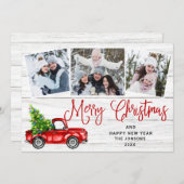 メリークリスマスレッドファームトラック3写真 シーズンカード (正面/裏面)