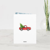 メリークリスマスレッドファームトラック4写真 シーズンカード (裏面)