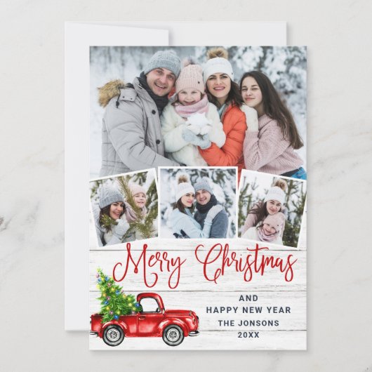 メリークリスマスレッドファームトラック4写真 シーズンカード (正面)