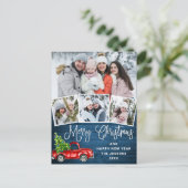 メリークリスマスレッドファームトラック4写真 ポストカード (スタンド正面)