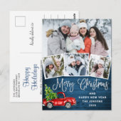 メリークリスマスレッドファームトラック4写真 ポストカード (正面/裏面)