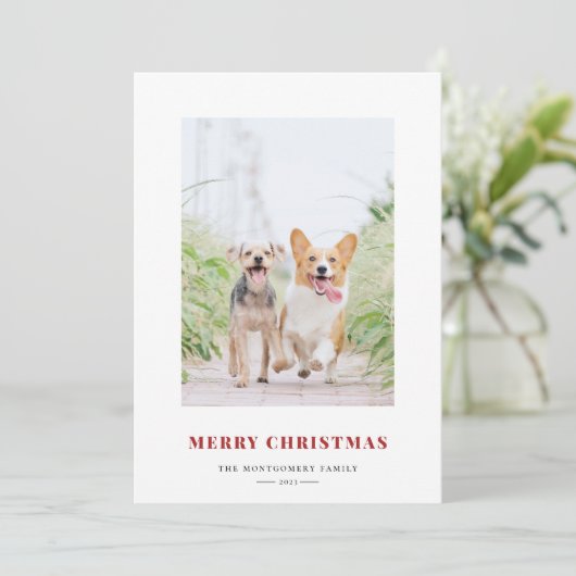 メリークリスマスレッドフェア島の写真 シーズンカード (スタンド正面)