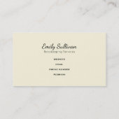 メリークリスマスレッドフローラウォーターカラーリース 名刺 (裏面)