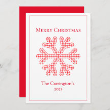 メリークリスマスレッドプレイドスノーフレーク素朴