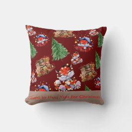 メリークリスマスレッドホリデー クッション