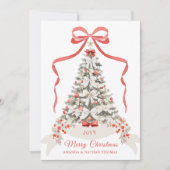 メリークリスマスレッドボウ シーズンカード (正面)