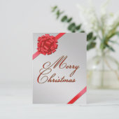 メリークリスマスレッドボウ – ポストカード (スタンド正面)