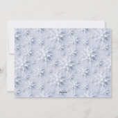 メリークリスマスレッドポインセチア素朴ホリデーカード シーズンカード (裏面)